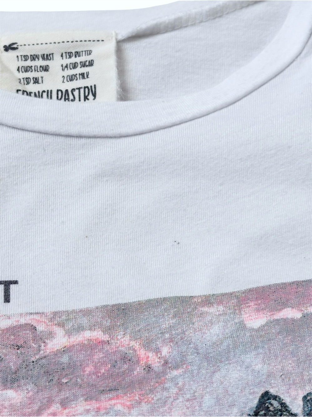 Claude Monet 'Poppy Field' White Graphic T-Shirt - Picture 3 of 6